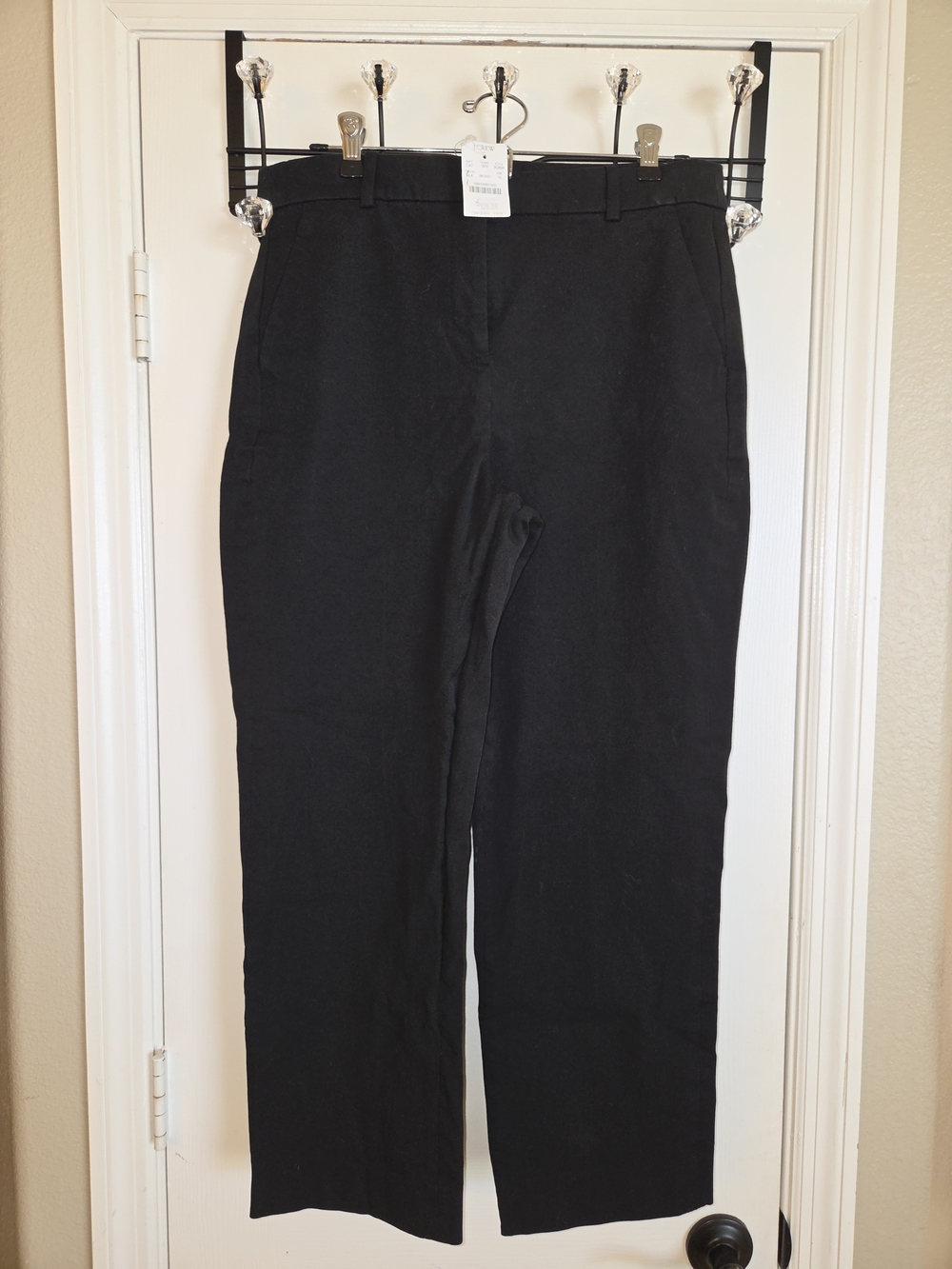 J. Crew Black Kallie Straight-Leg Women's Pants